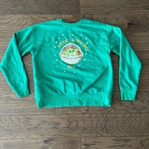 Star Wars The Mandalorian The Child Christmas Sweater. Women’s size XS